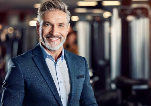 Business Man im Studio